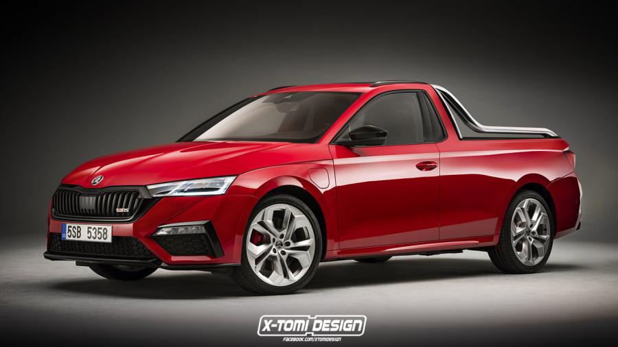  Skoda Octavia RS iV Pickup by X-Tomi Design 2020 года  (фото 1 из 1)